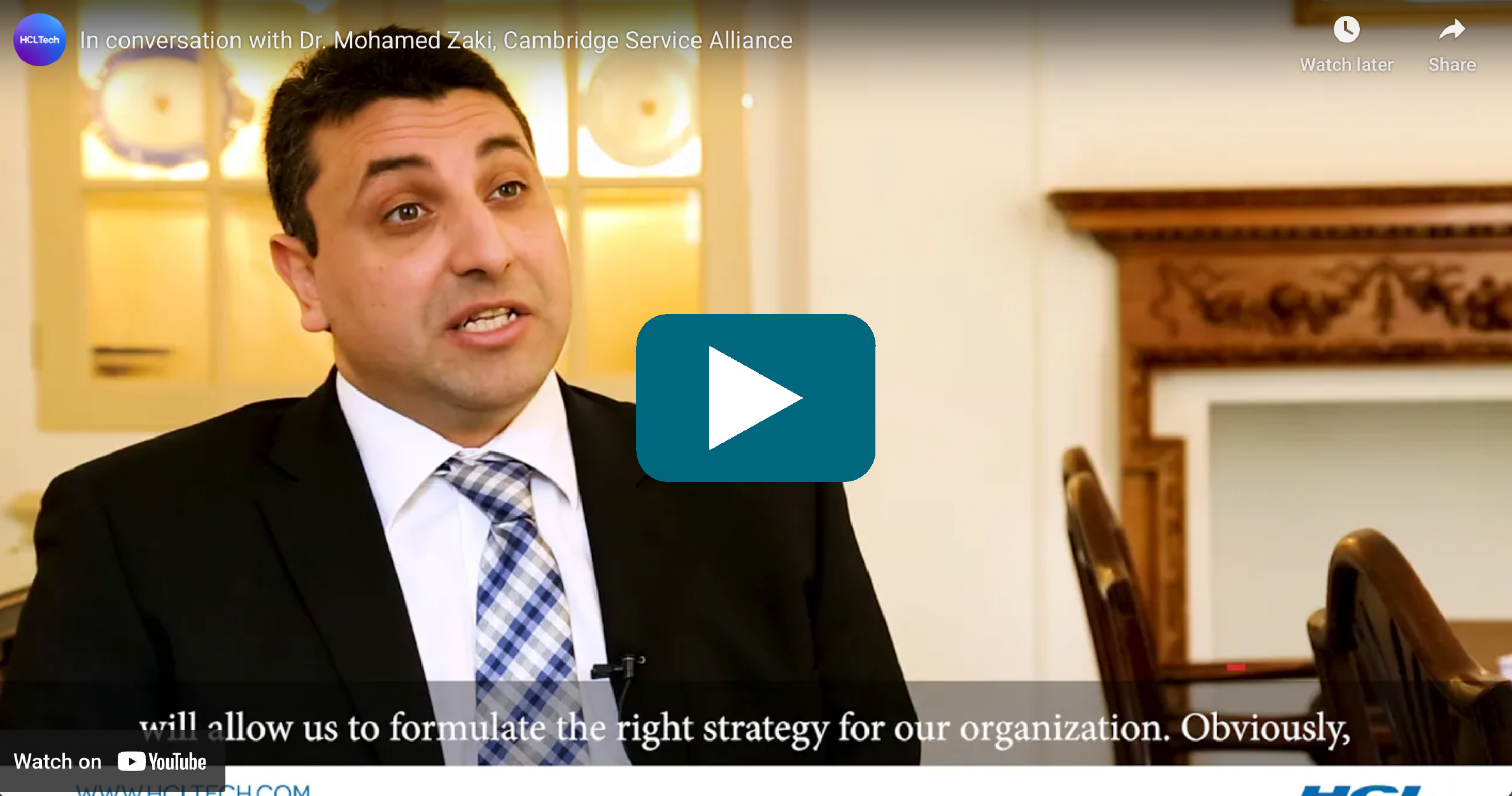 Video Thumbnail: Dr Mohamed Zaki explains CSA&rsquo;s research on the future of the digitally-enabled service business.