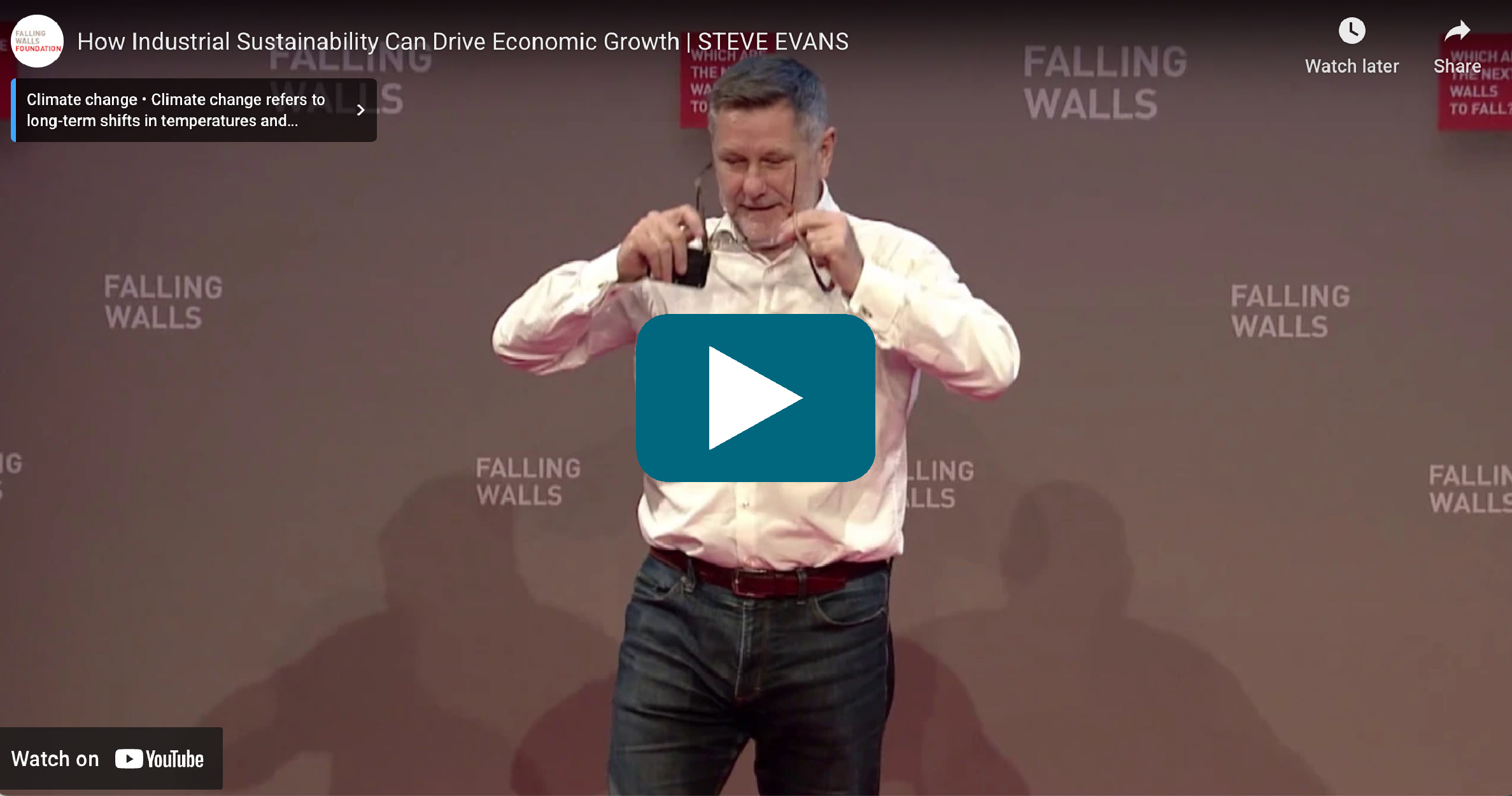 Video Thumbnail: Professor Steve Evans in Ciencia del Sur