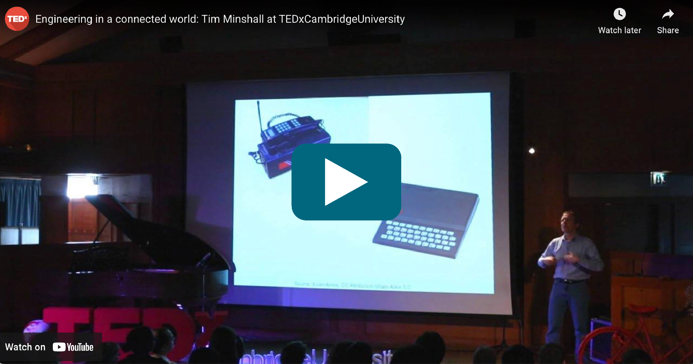 Video Thumbnail: Engineering in a connected world: Tim Minshall at TEDxCambridge