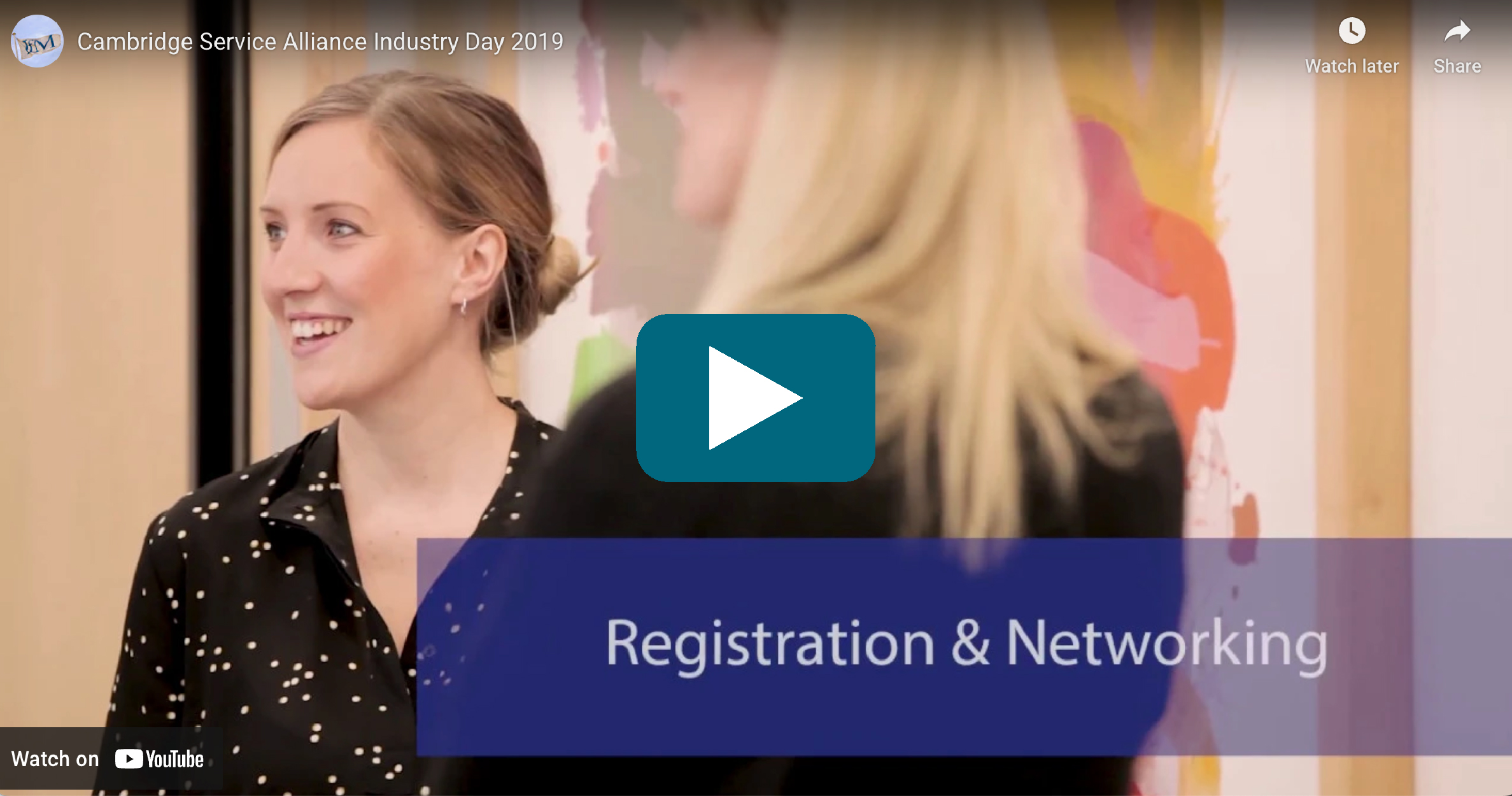 Video Thumbnail: Cambridge Service Alliance Industry Day