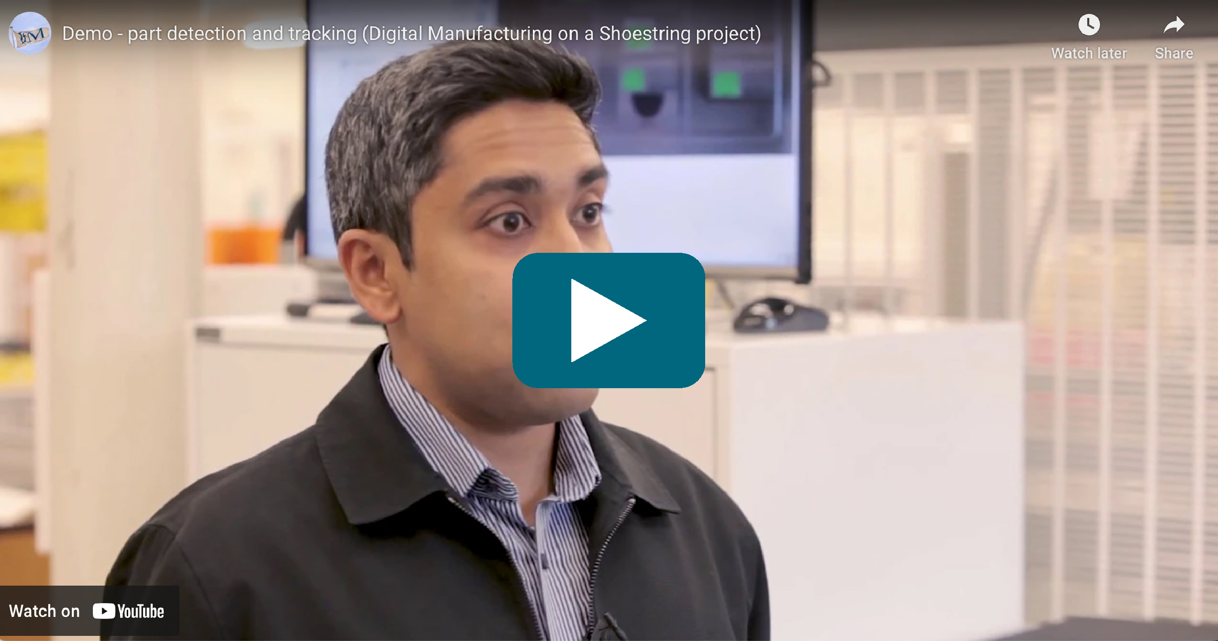 Video Thumbnail: Demo- Part detection & tracking