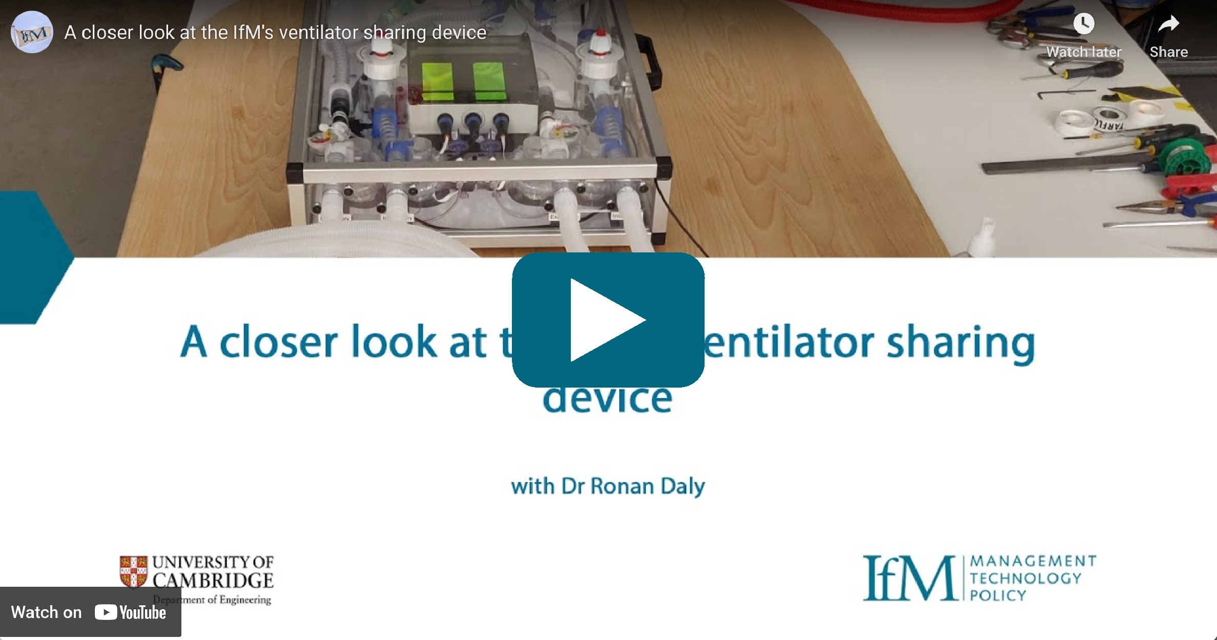 Video Thumbnail: walkthrough of ventilator system components