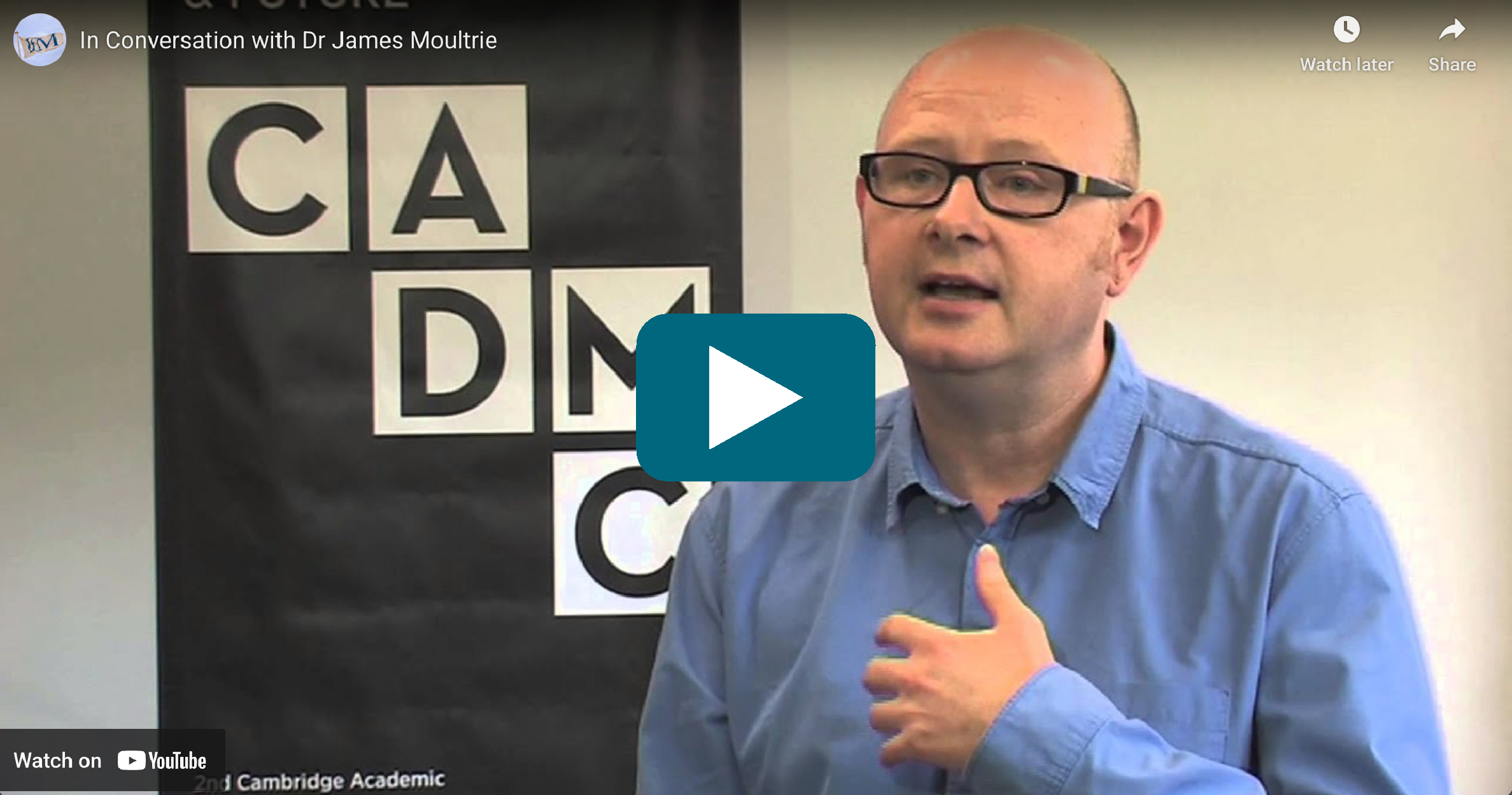 Video Thumbnail: In conversation withDr James Moultrie