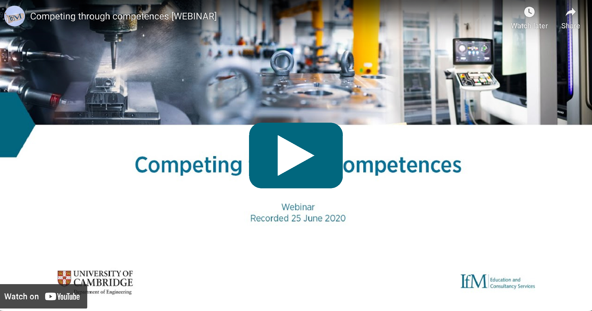 Video Thumbnail: Competing through competences