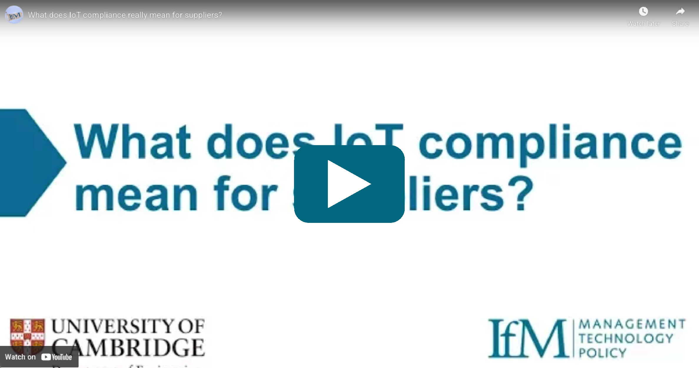What does IoT compliance really mean for suppliers?